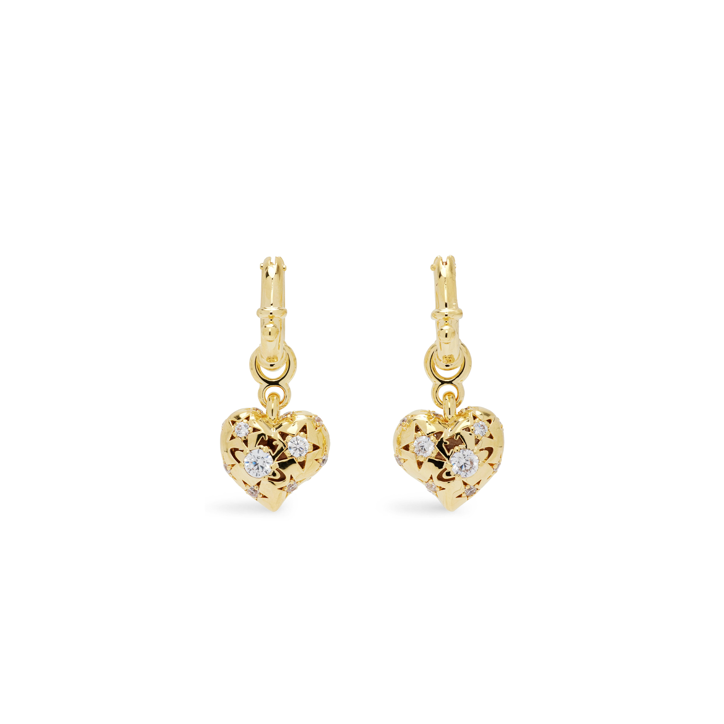 VIVIENNE WESTWOOD HEART-SHAPED EARRINGS 1250952261